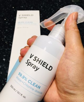 브이쉴드 살균 스프레이 300ml — 4.5점을 준 리뷰어가 2021년 7월 올린 사용 사진