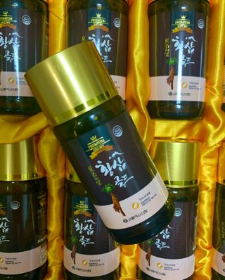 서울약사신협_프리미엄황삼골드_3.75g x 12환+75mgx12병 — 5점을 준 리뷰어가 2021년 1월 올린 사용 사진