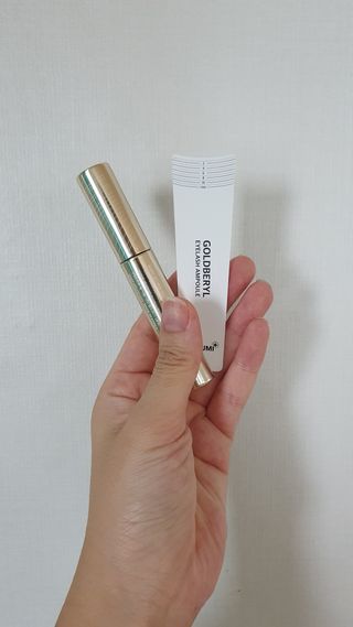 피부미 골드베릴 아이래쉬 앰플 10ml — 5점을 준 리뷰어가 2021년 9월 올린 사용 사진
