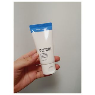 더마포레스트 모이스처라이징 아쿠아크림 / 수분크림 히알루론산 펩타이드 보습 미백 주름개선 — 5점을 준 리뷰어가 2021년 6월 올린 사용 사진
