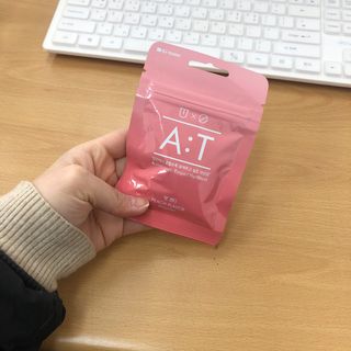 입 냄새 완화에 도움을 주는 에티켓 캔디 복숭아맛 앳캔디 — 4점을 준 리뷰어가 2020년 12월 올린 사용 사진
