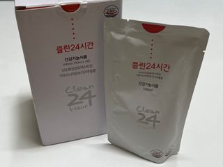 클린24시간 1BOX(5포) + 전용보틀(500ml) — 5점을 준 리뷰어가 2022년 8월 올린 사용 사진
