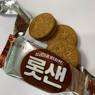 롯데제과 롯샌 카페크런치 — 4점을 준 리뷰어가 2021년 10월 올린 사용 사진