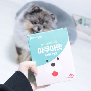 펫시랩 반려견용 액상 프리바이오틱스 아쿠아펫 — 5점을 준 리뷰어가 2021년 1월 올린 사용 사진