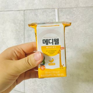 메디웰 페디아드링크 미니 바나나맛 — 5점을 준 리뷰어가 2022년 8월 올린 사용 사진