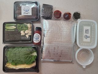 마라도푸드 포항 구룡포 햇 과메기 야채세트 마라도회식당 꽁치 — 5점을 준 리뷰어가 2023년 11월 올린 사용 사진