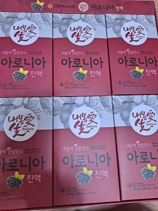 서울약사신협_내몸애생발란스아로니아_70ml x 30포 — 5점을 준 리뷰어가 2021년 7월 올린 사용 사진