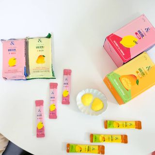 비타앤C 레몬맛, 망고맛 — 5점을 준 리뷰어가 2021년 5월 올린 사용 사진