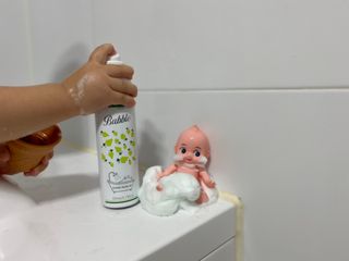 여우두마리 아기 버블클렌저 버블폼 거품놀이 유아바디워시 배쓰밤 입욕제 — 5점을 준 리뷰어가 2021년 2월 올린 사용 사진