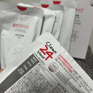 클린24시간 1BOX(5포) + 전용보틀(500ml) — 5점을 준 리뷰어가 2023년 1월 올린 사용 사진