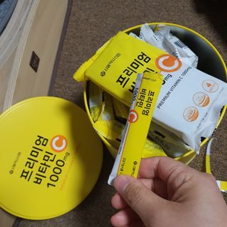 서울약사신협 프리미엄비타민C1000_2.5G x 100포 — 4.5점을 준 리뷰어가 2021년 5월 올린 사용 사진