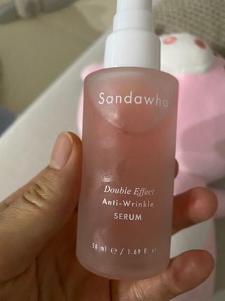 산다화 더블 이펙트 안티 링클 세럼 50ml — 3점을 준 리뷰어가 2022년 10월 올린 사용 사진