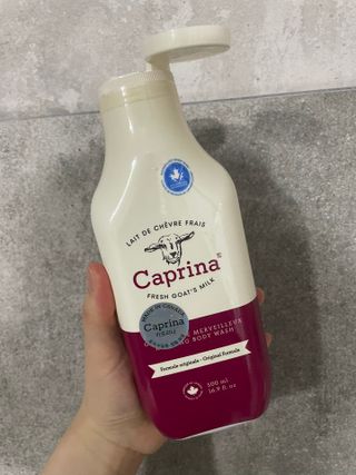 카프리나 프레쉬 산양밀크 어메이징 바디워시 500ml(오리지널향) — 5점을 준 리뷰어가 2023년 4월 올린 사용 사진