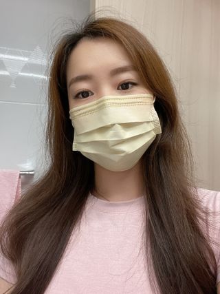 에어에이드 컬러 덴탈 마스크 — 4점을 준 리뷰어가 2021년 8월 올린 사용 사진