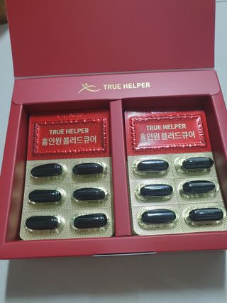 트루헬퍼 홀인원 블러드큐어 혈행+혈압+콜레스테롤 한번에 1박스 1개월 — 5점을 준 리뷰어가 2023년 2월 올린 사용 사진