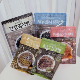 하나마이 [마마쿡] 전 청와대 천상현 셰프의 밑반찬  5종세트(소고기 장조림+연근조림+진미채+간장김자반+새우김자반) — 4점을 준 리뷰어가 2023년 4월 올린 사용 사진
