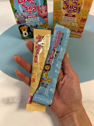 다나음 셀렌에 빠진 아연면역젤리 열대과일맛+사과맛 — 5점을 준 리뷰어가 2023년 7월 올린 사용 사진
