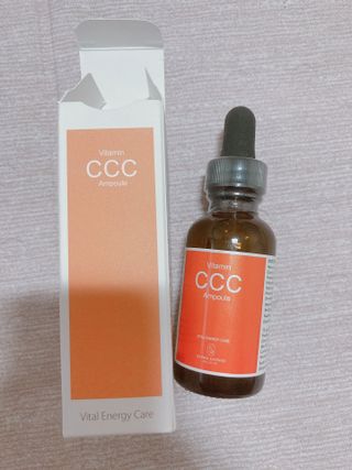 더마 사이언스 비타민 CCC 앰플 기미 브라이트닝 세럼 30ml — 5점을 준 리뷰어가 2021년 8월 올린 사용 사진