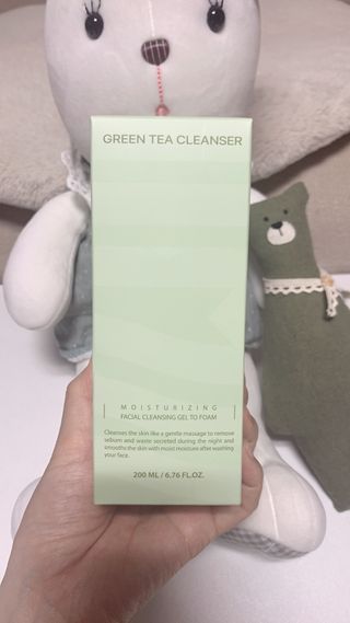 프리마인 메이크업과 들뜨는 각질까지 한방에 깐달걀로! 순하기까지한 셀베이스 그린티클렌저(200ml) — 5점을 준 리뷰어가 2023년 1월 올린 사용 사진