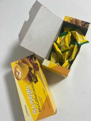 (주) 피치코리아 믹스커피캔디76g x2개입 — 4.5점을 준 리뷰어가 2022년 11월 올린 사용 사진