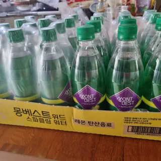 몽베스트 Montbest with Sparkling water Lemon OR Lime 20병(랜덤) — 4점을 준 리뷰어가 2022년 7월 올린 사용 사진