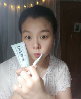 치과의사들이 선택한 솔루션, 닥터클러브치약 — 5점을 준 리뷰어가 2021년 7월 올린 사용 사진