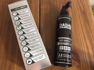 다슈코리아 다슈 데일리 안티 헤어로스 허브 헤어토닉 150ml — 4.5점을 준 리뷰어가 2021년 1월 올린 사용 사진
