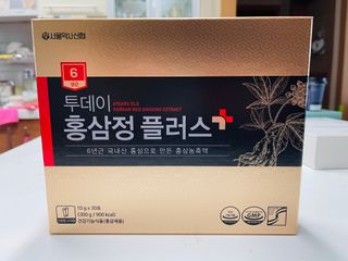 서울약사신협_투데이홍삼정플러스스틱_10g x 30포 — 5점을 준 리뷰어가 2021년 6월 올린 사용 사진