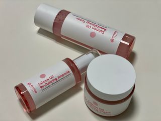 아이앤립 / EYENLIP 아이앤립 연어오일 리바이탈라이징 토너+앰플+크림 3종 세트 — 4.5점을 준 리뷰어가 2021년 8월 올린 사용 사진