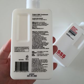 트리플에스 탈모 샴푸 275ml + 실크 트리트먼트 275ml — 5점을 준 리뷰어가 2021년 2월 올린 사용 사진
