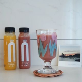 BLENDY'S 핑크 스무디+블론디 스무디 — 4.5점을 준 리뷰어가 2021년 9월 올린 사용 사진