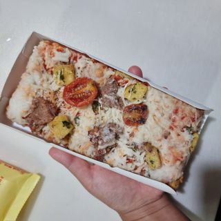 브라잇벨리 비건피자 [노밋피자알로하 & 노밋피자포테이토] 2가지맛 — 4점을 준 리뷰어가 2022년 7월 올린 사용 사진