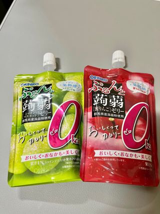 ORIHIRO 오리히로 곤약젤리 제로칼로리 130g 4종 4팩(맛별로 1팩씩) — 5점을 준 리뷰어가 2023년 3월 올린 사용 사진