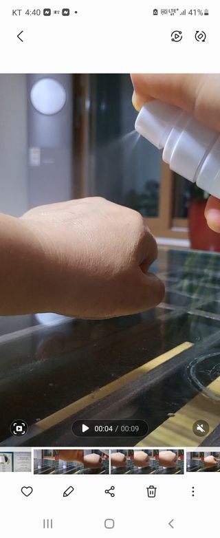 술람미네이처 자연주의 화장품ㅣ잡티/칙칙함/건조함/얼룩덜룩한피부ㅣ식약처 인증 미백 스킨 - 감귤 74 브라이트닝 스킨 — 5점을 준 리뷰어가 2022년 6월 올린 사용 사진