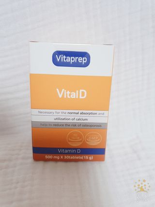 뉴트리션팩토리 비타프렙 바이탈디 비타민D 500mg — 5점을 준 리뷰어가 2021년 10월 올린 사용 사진
