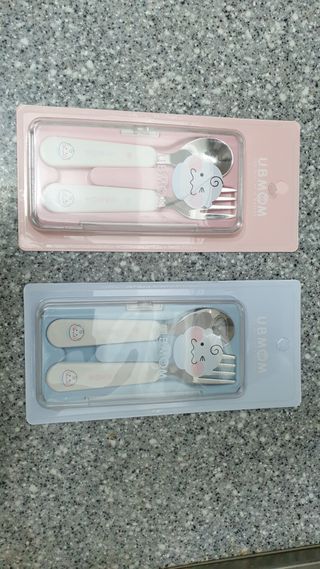 유비맘 스푼포크 케이스 세트 1+1 _컬러랜덤 발송 — 5점을 준 리뷰어가 2021년 2월 올린 사용 사진
