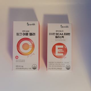 인디닥터 면역 생생 핑크 이뮨 젤리 + 타이탄 BCAA 프로틴 젤리스틱 — 5점을 준 리뷰어가 2022년 5월 올린 사용 사진