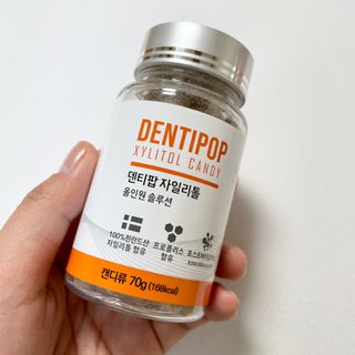 작심연구소 구취제거+충치예방+치아화이트닝 마법의 캔디 덴티팝3종(맛 랜덤 발송) — 3.5점을 준 리뷰어가 2022년 6월 올린 사용 사진