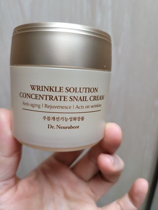Dr.느루벗 느루벗 링클 솔루션 콘센트레이트 스네일 탄력 달팽이 크림 80g — 5점을 준 리뷰어가 2021년 3월 올린 사용 사진