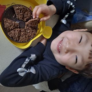 NISSIN 닛신 크리스피 초코 — 5점을 준 리뷰어가 2022년 12월 올린 사용 사진