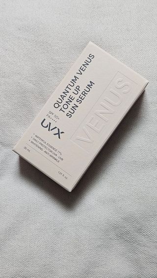 UVX 퀀텀 비너스 맑은 톤업 선세럼 — 5점을 준 리뷰어가 2024년 2월 올린 사용 사진