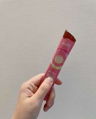[인디닥터] 면역 생생 핑크 이뮨 젤리 — 5점을 준 리뷰어가 2022년 4월 올린 사용 사진