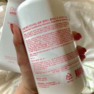 더마힐 헤어 컨디셔닝 샴푸 릴렉스 500ml — 5점을 준 리뷰어가 2021년 1월 올린 사용 사진