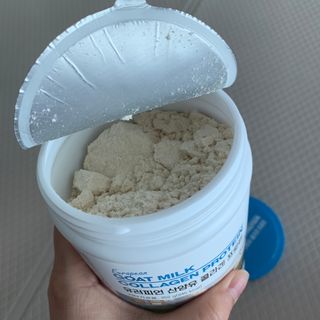 메이준뉴트리 유러피언 산양유 콜라겐 프로틴 — 5점을 준 리뷰어가 2021년 7월 올린 사용 사진