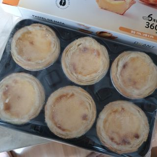 디앙뜨 포르투갈 에그타르트 오리지널 맛+패션후르츠+초콜릿타르트 맛 중 택1 — 5점을 준 리뷰어가 2021년 8월 올린 사용 사진