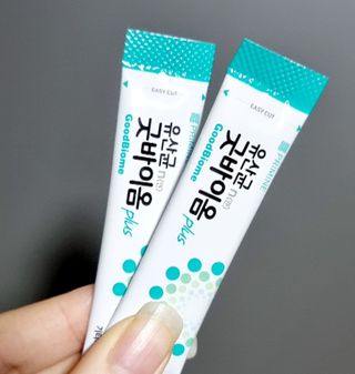 프리마인 유산균 국가지정연구소 선정, 살아있는 생유산균 200억 마리의 힘. 유산균n굿바이옴플러스 — 5점을 준 리뷰어가 2021년 10월 올린 사용 사진