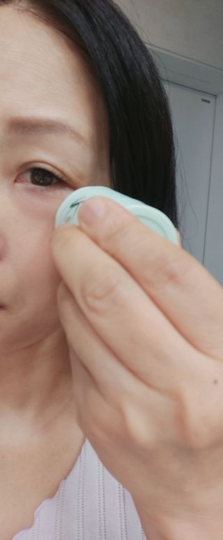건강누리인터내셔날 카멜레오나 마스크 스틱팩 미네랄부스터 [2종 SET] 샤이닝라이즈(피부톤UP)/톡스릴리프(피부진정) — 4점을 준 리뷰어가 2022년 7월 올린 사용 사진