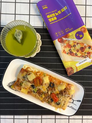 브라잇벨리 비건피자 [노밋피자알로하 & 노밋피자포테이토] 2가지맛 — 5점을 준 리뷰어가 2022년 7월 올린 사용 사진