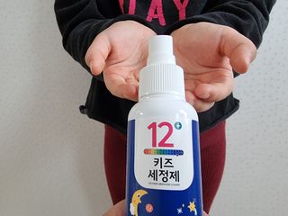 셀바이져 항균 스프레이 핸드워시 + 키즈세정제 SET — 5점을 준 리뷰어가 2021년 3월 올린 사용 사진