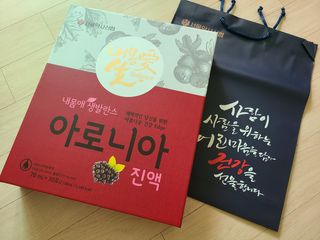 서울약사신협_내몸애생발란스아로니아_70ml x 30포 — 5점을 준 리뷰어가 2021년 6월 올린 사용 사진